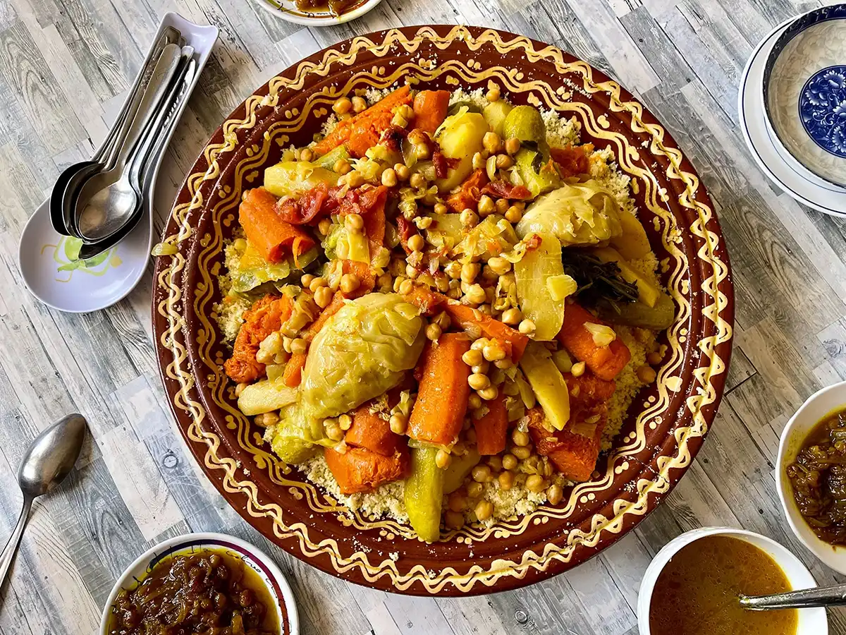 Couscous with Seven Vegetables • Explore Magical Morocco